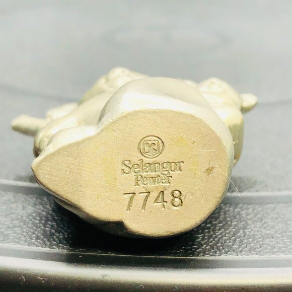 Vintage Royal Selangor Pewter Koala Bear Mom Baby Miniature Figurine- Retired - Picture 4 of 8